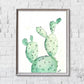 Illustration de cactus à l'aquarelle, solde