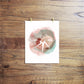 Illustration de rose des vents à l'aquarelle, rose et vert menthe, impression d'art par Stefy Artiste